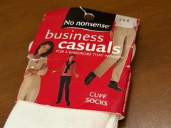 Vintage No Nonsense Women’s Cuff Socks USA Cotton & Nylon Business Casuals NEW