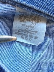Vintage Chic Womens Sz 20 Avg Mom Jeans Relaxed Fit Med Wash High Rise 36×32