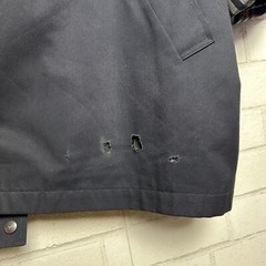 BURBERRYS London Vintage Nova Check Blue Trench Coat Size 16L VTG ***Flaws***