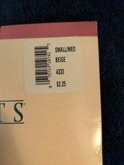 MOMENTS Sheer To Waist Pantyhose Sandalfoot Small/ Med Beige