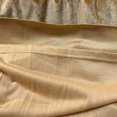 Baltic Born Vivaldi Tan Velvet Smocked Chest Tiered Dress. Size Large. NWT.