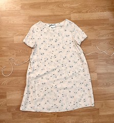 Vintage 1990s MAX STUDIO Floral Baby-Doll Dress