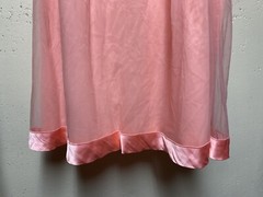 VTG Sears Roebuck Peachy Pink Nightgown Babydoll Lingerie Set Sz M 36