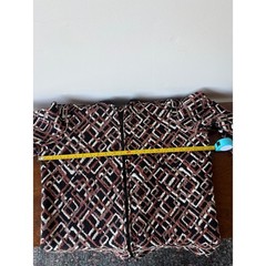 Vintage Oversized 90s Geometric Print Zip Up Bomber Jacket