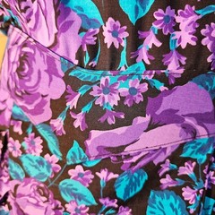 Vintage 80s New Wave Avant Garde Ruffled Wiggle Skirt Cocktail Day Party Dress S