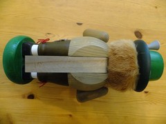 OCTOBER FAST = WESENJAK TIROL GREY BOILD WOOL VEST & BAVARIAN WOOD “BEER” ITEM.