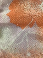VINTAGE Peach/Pink/Cream Double Knit Dress Reiner of Chicago 38″ Chest