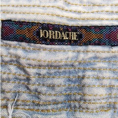 Vintage 80s Jordache Shorts Womens 13/14 Blue Acid Wash Double Buckle High Rise
