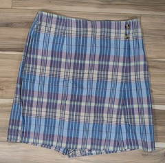 Vintage 90s Baxter & Wells Beach Summer Skort Cotton Lined Size 12