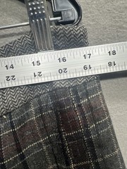 Vintage 90’s Y2K Phantom Gray Check Suit Women Skirt & Jacket Set