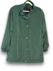 Vintage 1980s New York Classics Teal Green Harrington Style Jacket Size Large