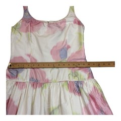 Bill Blass Neiman Marcus Vintage Floral Dress Womens Made USA 1980’s