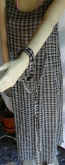 Abito/Dress LELLA NELSON donna ORIGINALE VINTAGE anni 80 tg 40 a quadretti