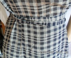 Abito/Dress LELLA NELSON donna ORIGINALE VINTAGE anni 80 tg 40 a quadretti