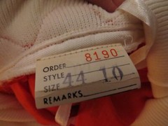 Vtg. 1950’s Lord and Taylor Maxi Floral Mod/Hippie Bold Red Floral Dress
