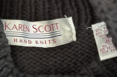 Vintage 1980s Karen Scott Handknits Vegetable Garden Turtleneck Sweater Women M