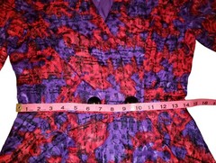 Vintage Neiman Marcus Raul Blanco Peplum Silk Puff Sleeve Blouse Jacket Sz 12