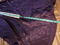 Vtg MFlora Nikrooz Bordeaux Satin Maxi Slip Dress