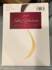 Vintage Hanes Pantyhose Silk Reflections Style 718 Size AB Quicksilver