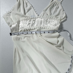 Vintage I Do Union Made Nylon Peignoir Set Ivory Robe Nightgown Bridal Boudoir M