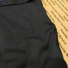 Susan Graver Blazer sz M Black Tragedy Comedy Theater Mask Avant Garde VINTAGE