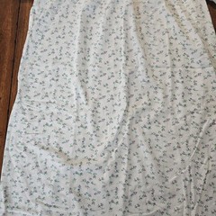Vintage Sears Purple White Cotton Nightgown Womens M/12-14 Cottage Grannycore