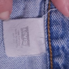 Levi Strauss Faded 501’s Jeans Ladies Denim Worn Button Fly Grunge Punk Vtg