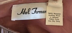 1970s HAL FERMAN Accordian Pleated Blouse & Skirt Set w Dolman Sleeves One Size