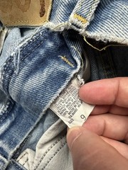 70s VINTAGE Lee Riders Tapered Leg Denim Jeans Tapered Leg Size 9 Made in USA