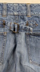 Lauren Jeans Ralph Lauren Vintage 90s Relaxed Fit Buckle Back Jeans size 8 blue