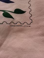 RARE vintage 80’s LOVE U.S. postal service stamp sweatshirt