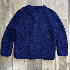 Vintage Tam Italia Hand Made Wool Mohair Button Cardigan Made In Italy SZ Medium