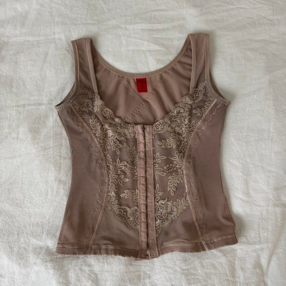 Tan lace PE Define Corset