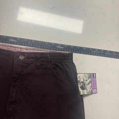 Lee Side Elastic Pants Womens 14 Petite Purple Vintage High Rise Tapered NWT