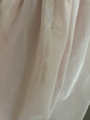Vintage 1980’s Gunne Sax Jessica McClintock Peach Dress Asymmetrical Waist 7/8