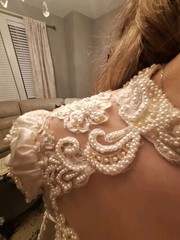 Gloria Vanderbilt Vintage Wedding Gown .
