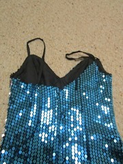 Vintage 80’s Alyce Designs Sequin Bead Rhinestone Mini Cocktail Dress Size 8