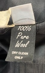 David Hayes Saks Fifth Avenue Women’s Wool Pinstripe Skirt Suit Size 10