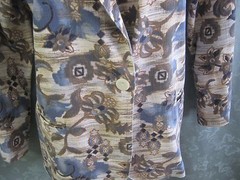 Vintage 90’s Rafael Boyfriend Blazer Size Medium Machine Washable Floral Print