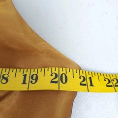 VTG Onyx Nite Gold Metallic Fit & Flare Dress 14 Classic Tulle Formal Prom Hoco