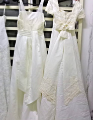 Bridal Wedding Dresses Gown Lot of 3 Vintage Bundle 80s-90s Size S-M