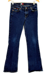 Tommy Jeans Womens Size 11/31 Jeans Vintage Logo Slight Boot Classic 5 Pocket