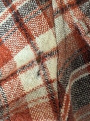 VTG 70s Pendleton Board Shirt Womens Flannel Brown Plaid LS Button Up 16 Read!