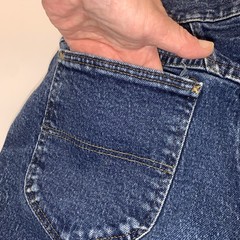 Riders by Lee High Waist Mom Jeans Tapered Leg Denim Blue Vintage Size 14 Medium