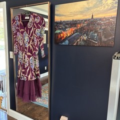 Judy Hornby Couture 1980’s Vintage Silk Dress, Size 16