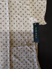 RALPH LAUREN GREEN TAG LESLIE KNITS NIGHT GOWN NWT LARGE COTTON VINTAGE