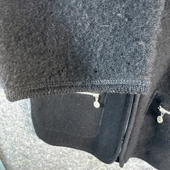 VINTAGE BERNARDO PETITE XS Wool Zip-Front Jacket Pockets Minimalist Timeless