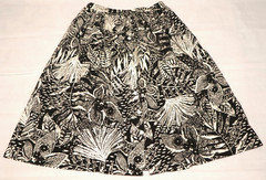 Vintage 1990s ORVIS tropical print pull on skirt size M (30W x 31.5L)