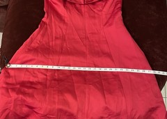 VTG Night Way Nightway Coll. Red Maxi Formal Ball Dress Gown, Sz 14 READ