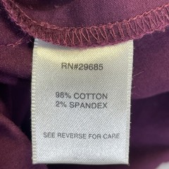 Vintage Pendleton Womens Purple Plum Cotton Skirt Suit Set Size 8 Academia